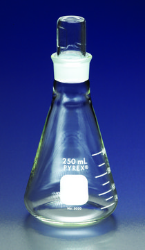 Pyrex&#174; narrow-mouth Erlenmeyer flask with ST stopper capacity 1,000&#160;mL