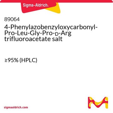 4-苯基偶氮苄氧基羰基-Pro-Leu-Gly-Pro-D-Arg 三氟乙酸盐 &#8805;95% (HPLC)