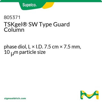 TSKgel&#174; SW Type Guard Column phase diol, L × I.D. 7.5&#160;cm × 7.5&#160;mm, 10&#160;&#956;m particle size