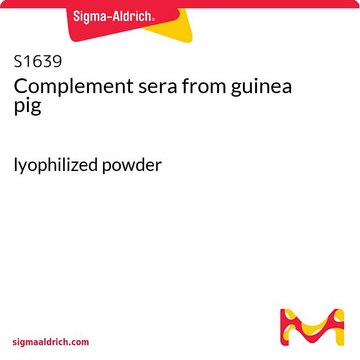 Complement sera from guinea pig lyophilized powder