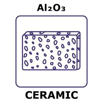 Alumina foam, thickness 12.7&#160;mm, diameter 38 mm, porosity 0.86