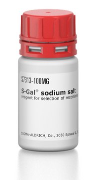 S-Gal&#174; sodium salt reagent for selection of recombinant bacterial clones