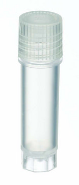 WHEATON&#174; CryoELITE&#174; cryovial with Loctagon&#8482; Vial Skirt and clear walls self-standing polypropylene, capacity (2&#160;mL), external thread, non-sterile, natural cap