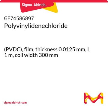 Polyvinylidenechloride (PVDC), film, thickness 0.0125 mm, L 1 m, coil width 300 mm