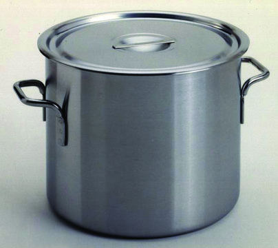 Stainless steel storage container with handles capacity 20&#160;gal (80&#160;qt), L × W 18.75&#160;in. × 19&#160;in.