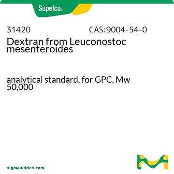 Dextran from Leuconostoc mesenteroides for GPC, analytical standard, Mw 50,000