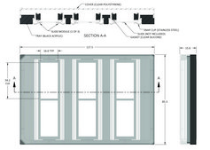 Grace Bio-Labs ProPlate® microarray system tray set size 2 wells, with stainless steel spring clips