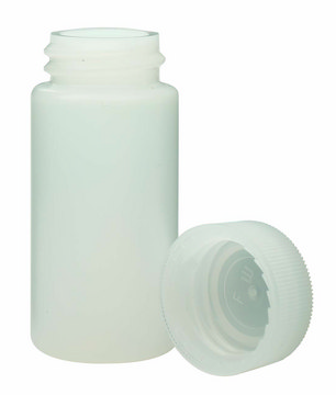 WHEATON&#174; liquid scintillation vial with seperate unlined PE cap transparent high-density polyethylene bottle, capacity (20&#160;mL), screw cap, case of 500&#160;ea Bulk packed vials with screw caps in separate bag