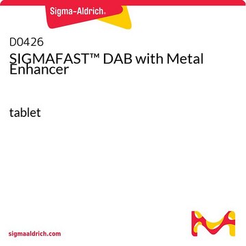 SIGMAFAST&#8482; DAB，含金属增强剂 tablet