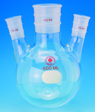 Three-neck round-bottom flasks capacity 25&#160;mL