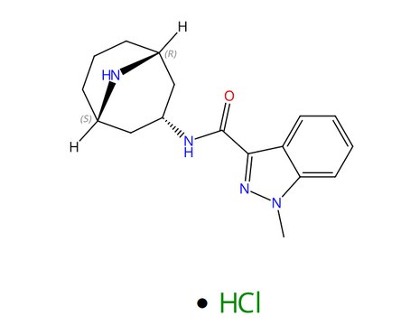 N-[(1R,3r,5S)-9-Azabicyclo[3.3.1]non-3-yl]-1-methyl-1H-indazole-3-carboxamide monohydrochloride certified reference material, pharmaceutical secondary standard