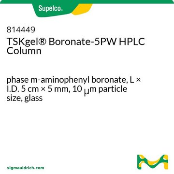 TSKgel&#174; Boronate-5PW HPLC Column phase m-aminophenyl boronate, L × I.D. 5&#160;cm × 5&#160;mm, 10&#160;&#956;m particle size, glass