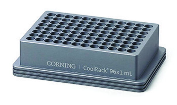 Corning&#174; CoolRack&#174; 96 x 1 mL, capacity 96 x 1.4 mL 2D tubes