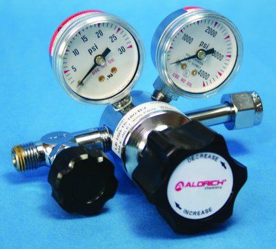 Aldrich&#174; non-corrosive lecture-bottle gas regulator size, CGA Inlet size 180