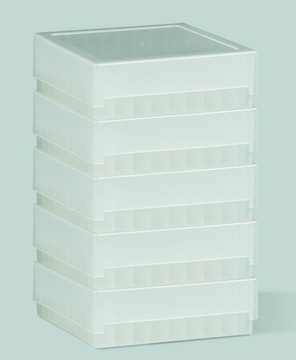 Freezer storage box, 81-place natural