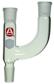 Aldrich&#174; Claisen adapter with Clear-Seal joints, bottom and side joint: ST/NS 24/40, top joint: ST/NS 24/40