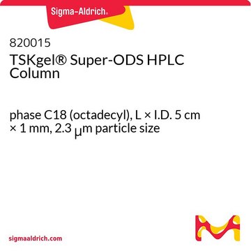 TSKgel&#174; Super-ODS HPLC Column phase C18 (octadecyl), L × I.D. 5&#160;cm × 1&#160;mm, 2.3&#160;&#956;m particle size