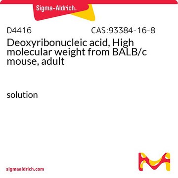 Deoxyribonucleic acid, High molecular weight from BALB/c mouse, adult solution