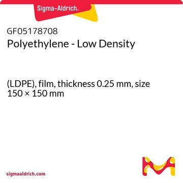 Polyethylene - Low Density (LDPE), film, thickness 0.25&#160;mm, size 150 × 150&#160;mm