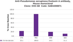 Anti-Pseudomonas aeruginosa Exotoxin A antibody, Mouse monoclonal clone EXO-68, purified from hybridoma cell culture