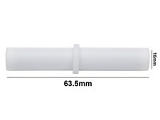 SP Bel-Art® Spinbar® magnetic stir bar cylindrical white PTFE-coated, L × diam. 2.5 in. (63.5 mm) × 0.625 in. (16 mm)