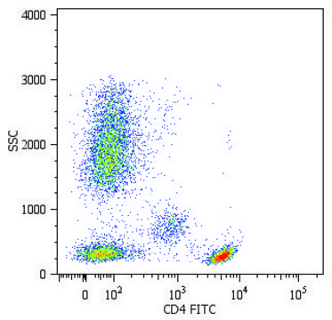 Monoclonal Anti-CD4-FITC , (N-terminal) antibody produced in mouse clone MEM-241, purified immunoglobulin, buffered aqueous solution