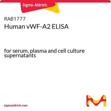 人vWF-A2 ELISA for serum, plasma and cell culture supernatants