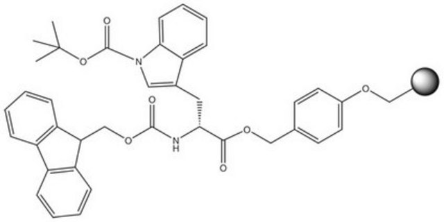 Fmoc-D-Trp(Boc)-Wang resin (100-200 mesh) Novabiochem&#174;