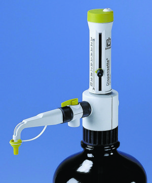 BRAND&#174; Dispensette&#174; Organic bottle-top dispenser, analog-adjustable volume 2.5-25&#160;mL, without SafetyPrime