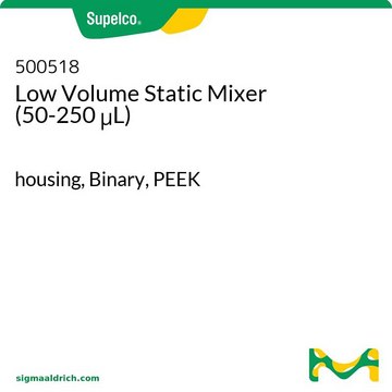 Low Volume Static Mixer (50-250 &#956;L) housing, Binary, PEEK