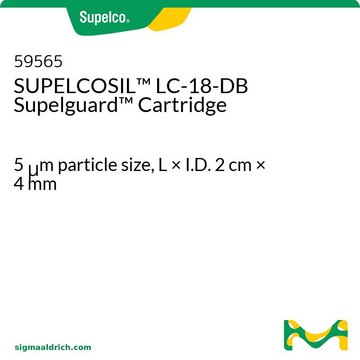 SUPELCOSIL&#8482; LC-18-DB Supelguard&#8482; Cartridge 5&#160;&#956;m particle size, L × I.D. 2&#160;cm × 4&#160;mm