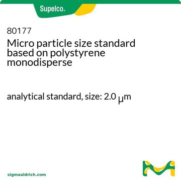 聚苯乙烯 analytical standard, size: 2.0 &#956;m