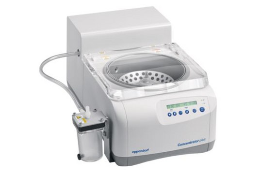 Eppendorf&#174; Concentrator Plus complete system, integrated vacuum pump, external device junction, without rotor, AC/DC input 230 V, EuroPlug