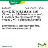 Ethyl (2S)2-[(3S,5aS,8aS, 9aS)-3-methyl-1,4-dioxodecahydro-1H-cyclopenta[e]pyrrolo[1,2-a]pyrazin-2-yl]-4-phenylbutanoate pharmaceutical secondary standard, certified reference material