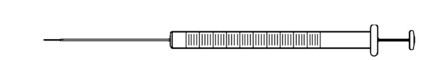 Hamilton&#174; syringe, 700 series, fixed needle 705N, volume 50&#160;&#956;L, needle size 22s ga (bevel tip), needle L 51&#160;mm (2&#160;in.)