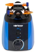 Vortex Mixer AC/DC input 100 V / 120 V, US 2-pin plug, blue