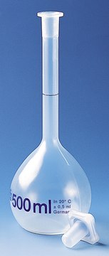 BRAND&#174; volumetric flask PMP (TPX) clear size 10&#160;mL, joint: ST/NS 10/19, polypropylene stopper