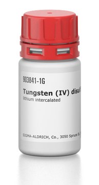 Tungsten (IV) disulfide lithium intercalated