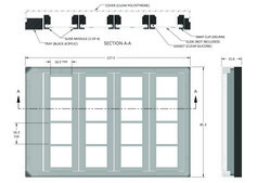 Grace Bio-Labs ProPlate® microarray system tray set size 4 wells, with Delrin® snap clips