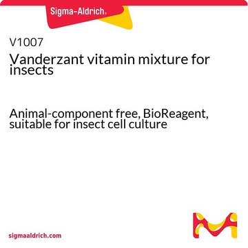 Vanderzant维生素混合物（昆虫用） Animal-component free, BioReagent, suitable for insect cell culture