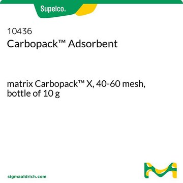 Carbopack&#8482; Adsorbent matrix Carbopack&#8482; X, 40-60&#160;mesh, bottle of 10&#160;g