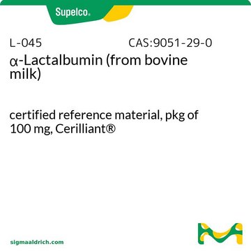 &#945;-Lactalbumin (from bovine milk) certified reference material, pkg of 100&#160;mg, Cerilliant&#174;