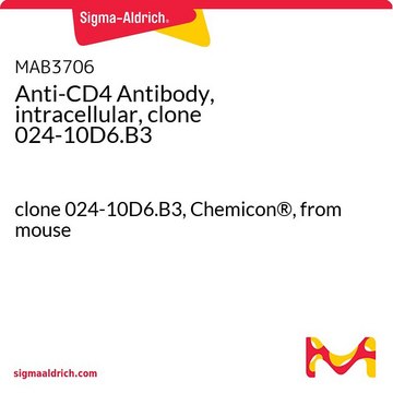 Anti-CD4 Antibody, intracellular, clone 024-10D6.B3 clone 024-10D6.B3, Chemicon&#174;, from mouse