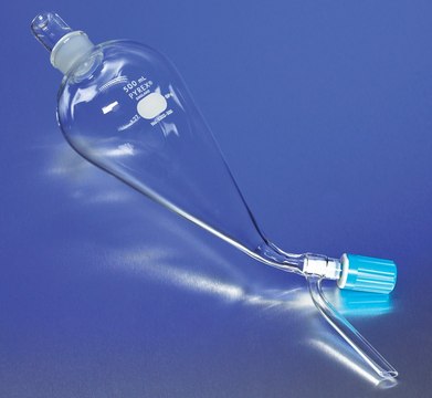 Pyrex&#174; Squibb separatory funnel, ST stopper, Rotaflo&#174; stopcock