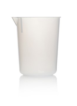 Azlon Tapered Beakers with Moulded Graduations polypropylene, capacity 1000&#160;mL