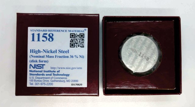 High-nickel steel NIST&#174; SRM&#174;