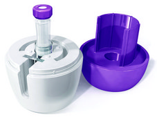 Whatman® Mini-UniPrep® G2 standard septum starter pack supplied with single vial compressor, glass microfiber membrane, pore size 0.45 μm, clear vial, pack of 100