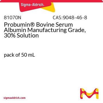 Probumin&#174; Bovine Serum Albumin Manufacturing Grade, 30% Solution pack of 50&#160;mL