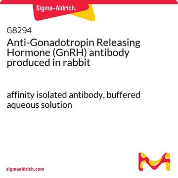 Anti-Gonadotropin Releasing Hormone (GnRH) antibody produced in rabbit affinity isolated antibody, buffered aqueous solution