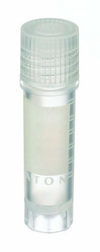 WHEATON&#174; CryoELITE&#174; cryovial with Loctagon&#8482; Vial Skirt and label patch self-standing polypropylene, capacity (2&#160;mL), external thread, non-sterile